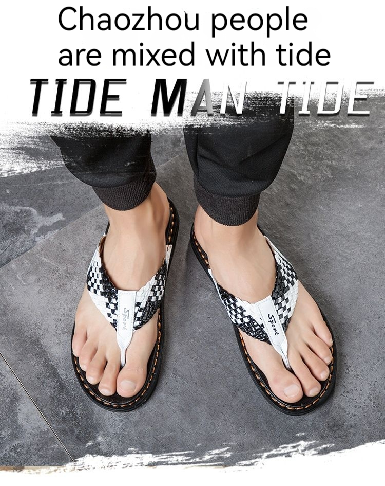 Infradito da esterno versatili tendenza estiva onalizzate scarpe alla moda da uomo, nuovi sandali da indossare all'aperto, alla moda_voghion.com