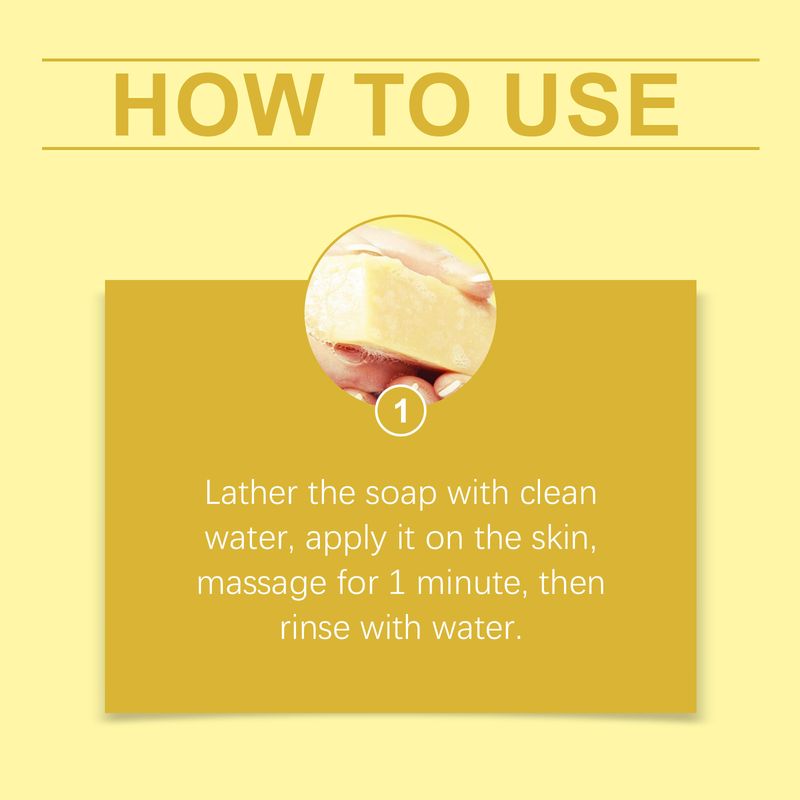 OceAura Lemon Luffa Bath Soap Lemon Soap Body Mild Cleansing Oil Control Refreshing Cleansing Bath Soap_voghion.com