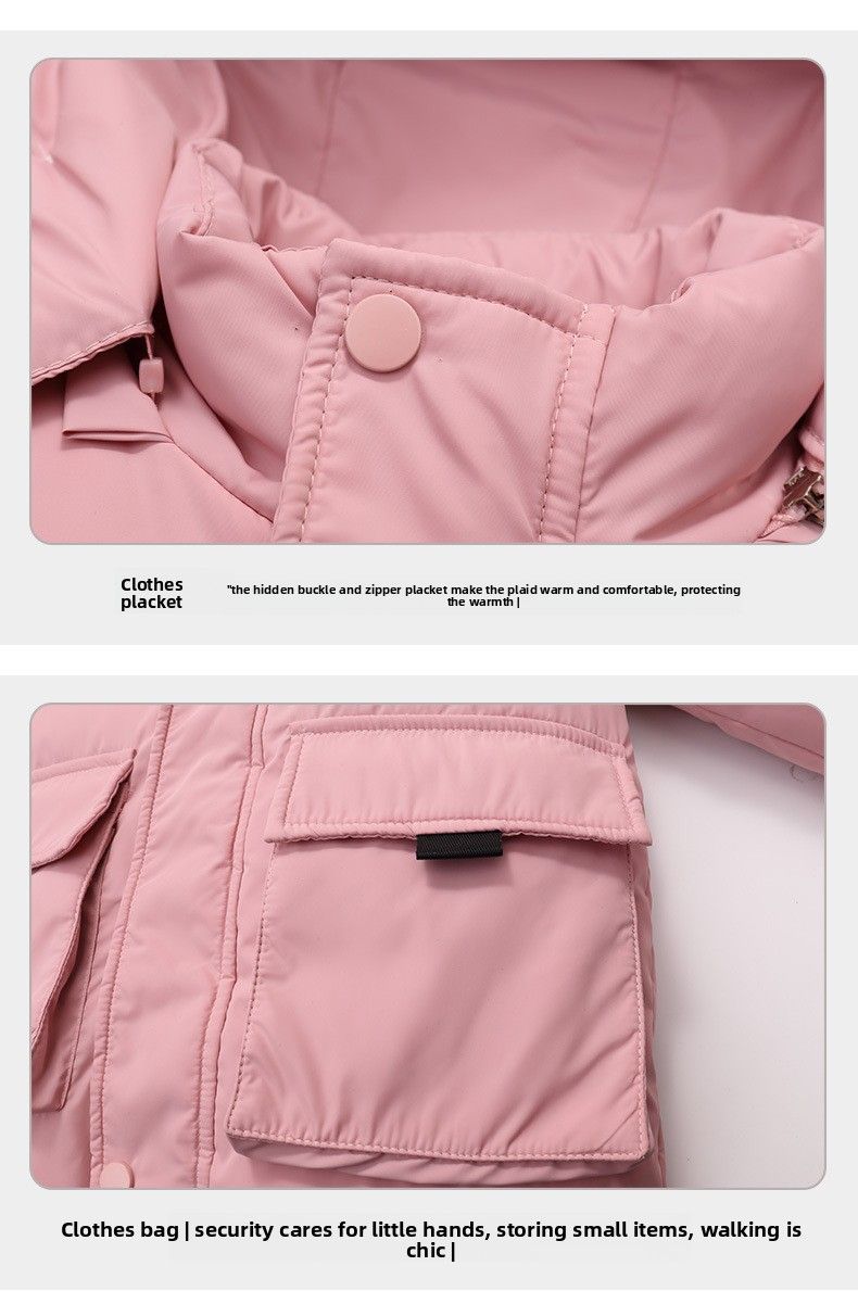 Piumino per bambini 2025, neonato, 1-5 anni, ragazzi e ragazze, nuovo set invernale in due pezzi, top + tuta_voghion.com