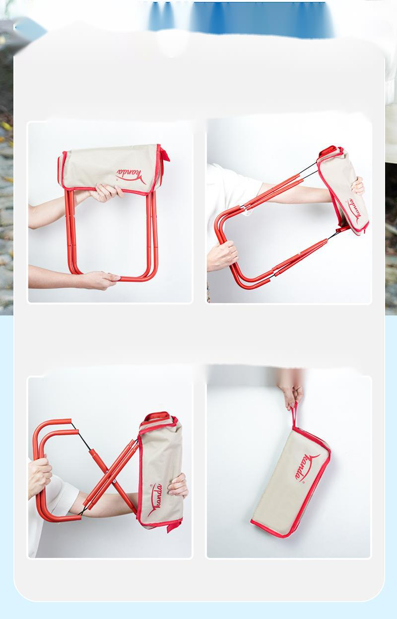 Outdoor Camping Picnic Foldable Chair Portable Ultra-light Handbag Stool Queueing_voghion.com