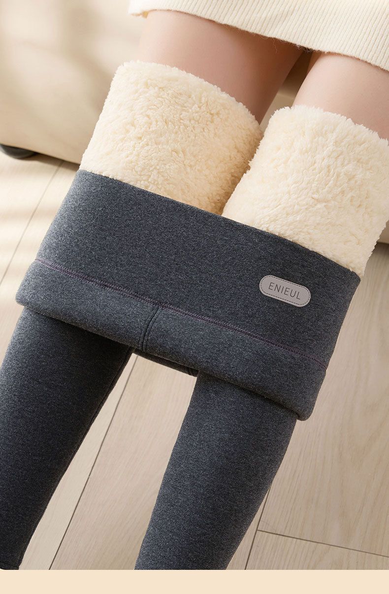 Warm Fleece Leggings – High-Waisted Thermal Pants With Cloud-Like Plush (500-800g/m², M-XL, Stretch Polyester-Spandex For Arctic Winters)_voghion.com