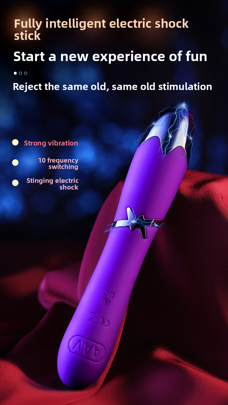 AAV Instant Tide Masseur vibrant électrique pour point G pour femmes, bâton de masturbation AV, multifréquence puissant_voghion.com