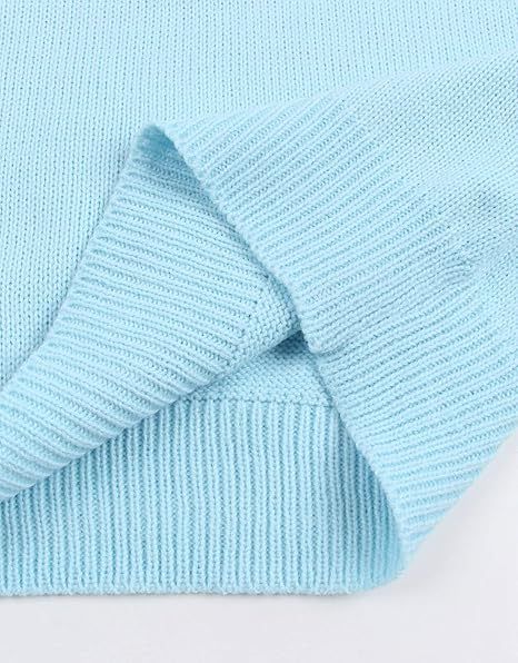 Maglione da donna lavorato a maglia, casual, ampio, a maniche lunghe, con ricamo a stella, per l'inverno_voghion.com