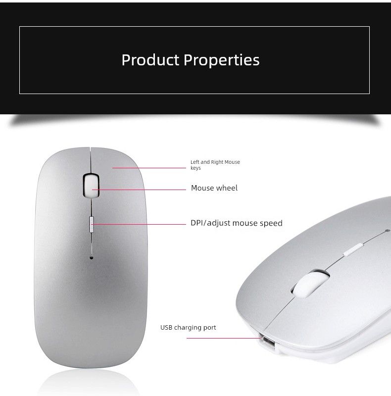 For Iphone Laptop Book Wireless Pro Bluetooth Air Mouse M1 Mute M2 New Arrival M3_voghion.com