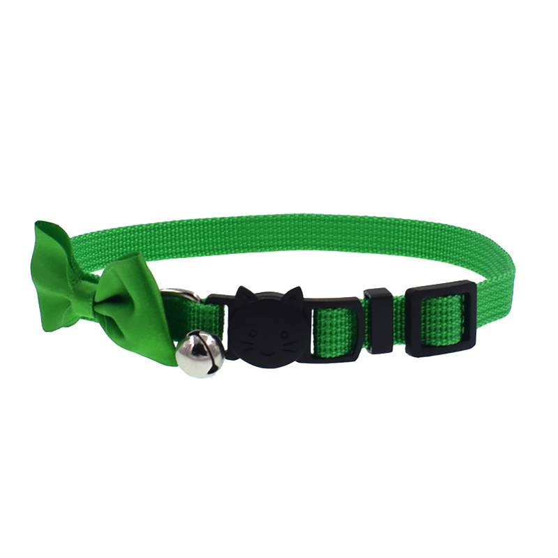 Collar para gato Guangying, color sólido, estilo lazo, herramienta de tracción ajustable, accesorios duraderos para mascotas para exteriores_voghion.com