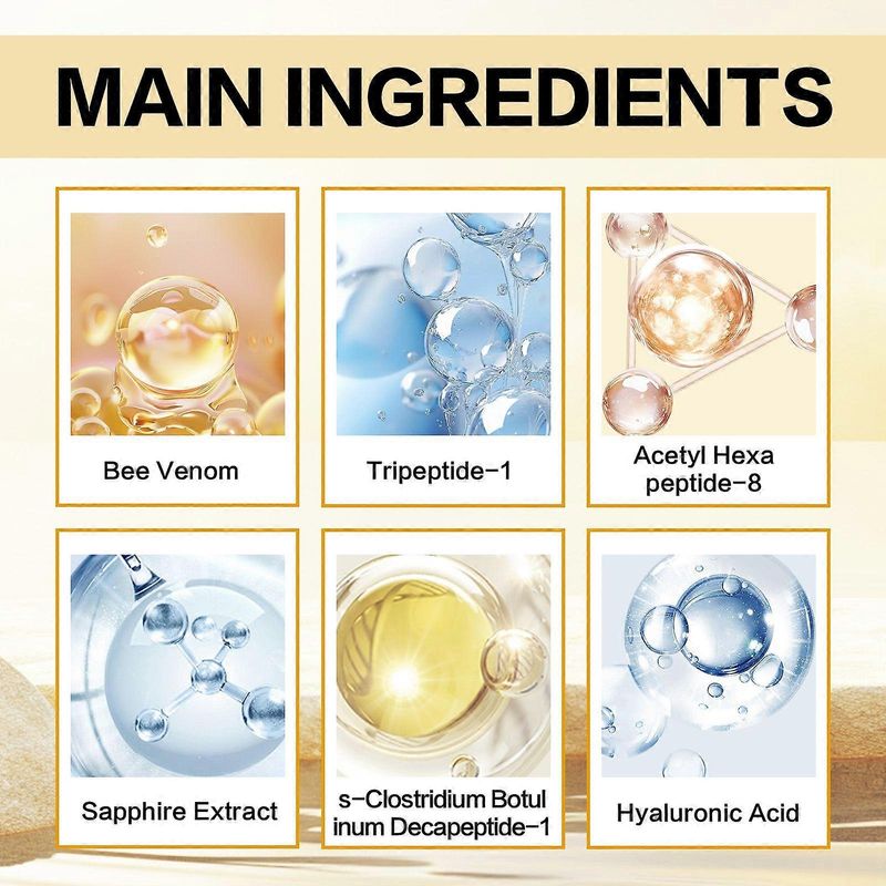 Bee Venom Firming Anti Wrinkles Body Lotion, Bee Venom Wrinkle Removal Cream, Moisturizing, Lifting & Recovery For All Skin Type, Anti-Aging Bee Venom_voghion.com