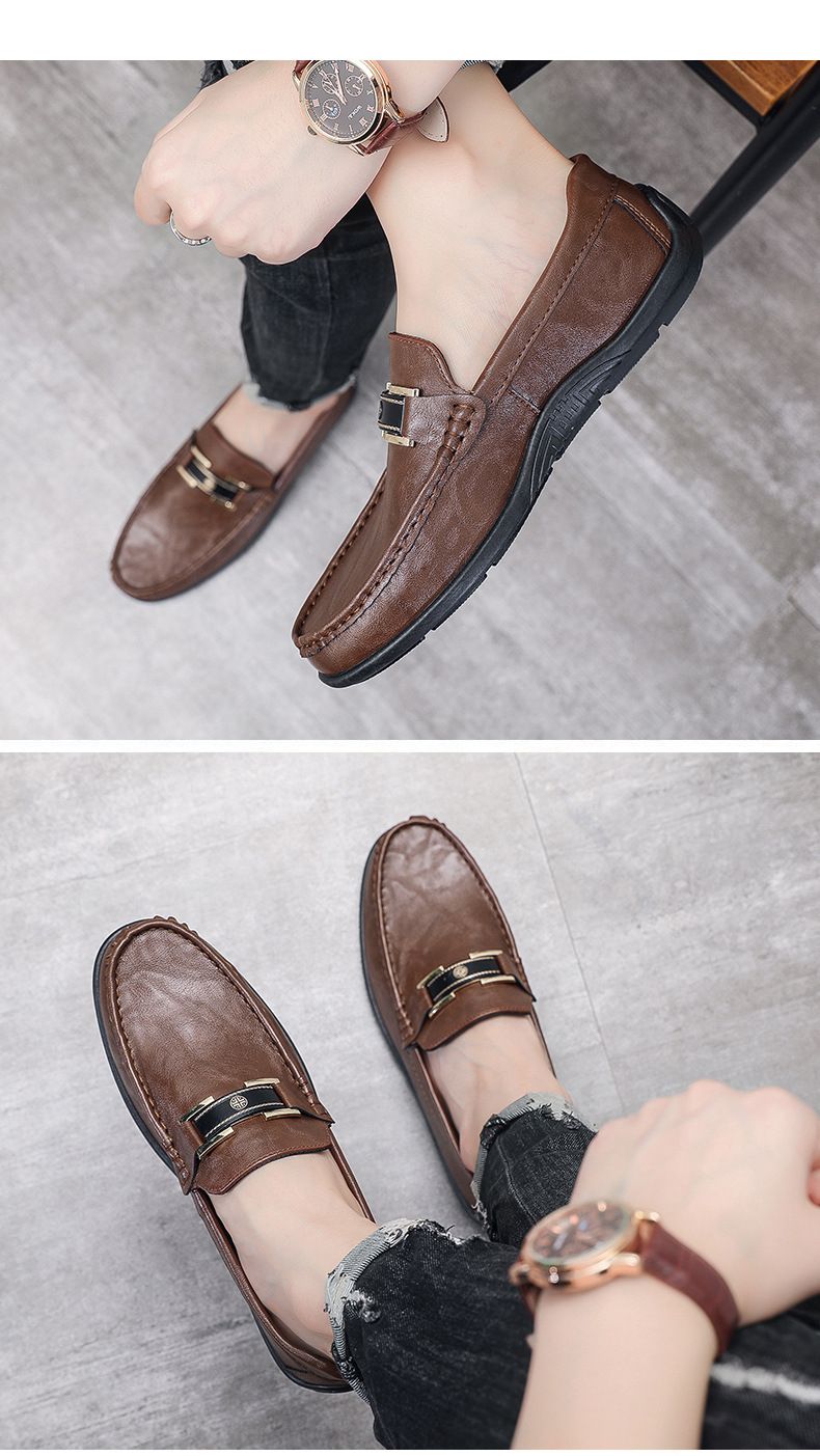 SHLIANG Leather Men's Loafers Comfortable Men Casual Shoes New Soft Men Flats Slip-on Shoes For Men X0004_voghion.com