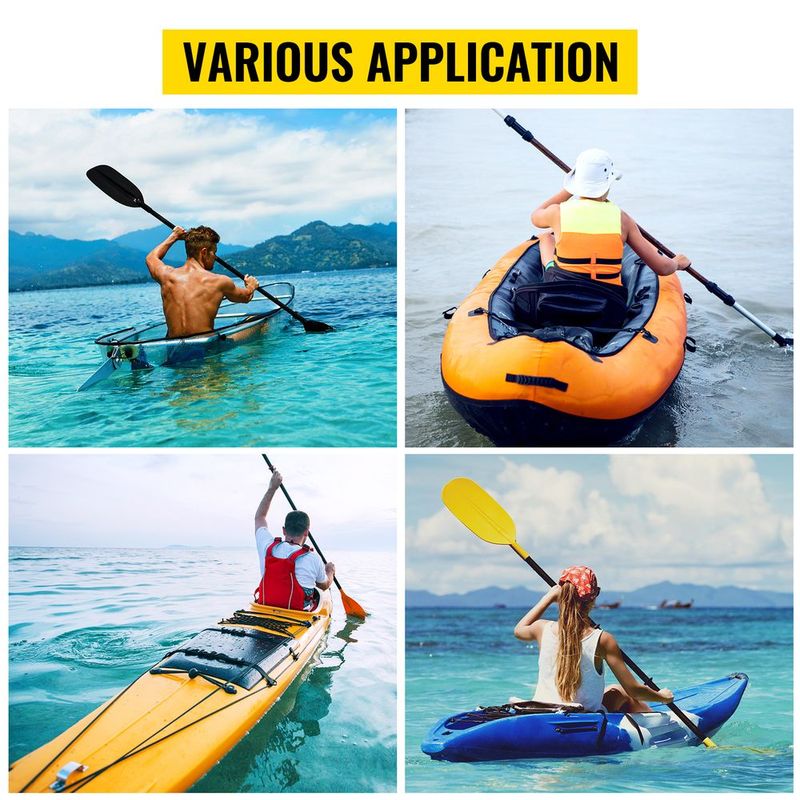 VEVOR Kayak Outrigger Stabilizers, 2 PCS, PVC Inflatable Outrigger Float With Sidekick Arms Rod, Standing Float Stabilizer System Kit For Kayaks, Canoes, Fishing Boats_voghion.com