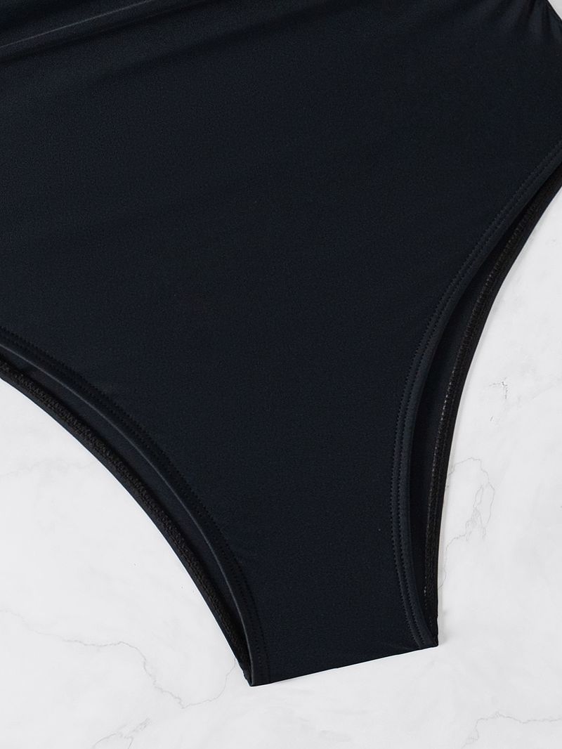 Zweiteiliges Set, heißer Verkauf, gerüscht, sexy, rückenfrei, hohl, verdreht, gerafft, einteiliger Badeanzug zur Taillenabnahme_voghion.com