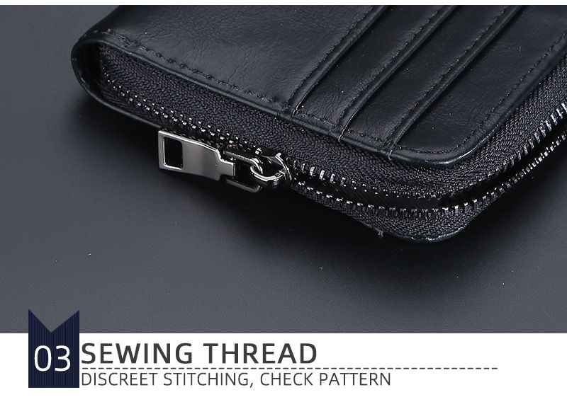 Baellerry nueva cartera para hombre simple multitarjeta cadena monedero retro tarjetero hombres al por mayor_voghion.com