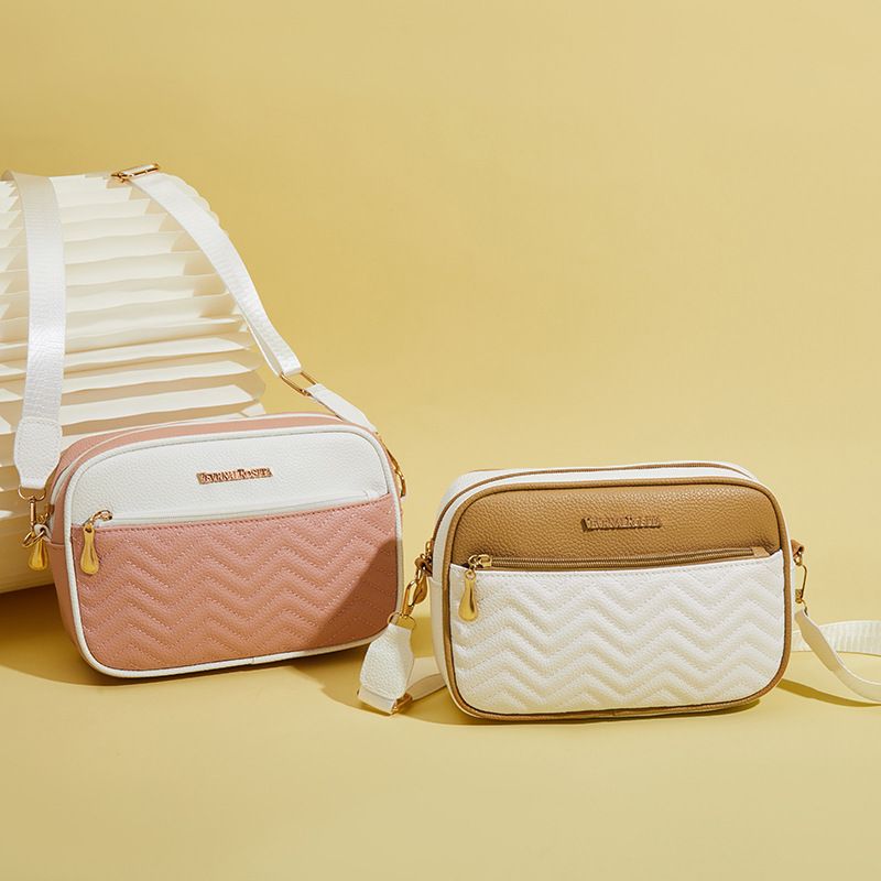 Double Layer Square 2025 VR New Women's Office Commute Crossbody Small Shoulder Bag_voghion.com
