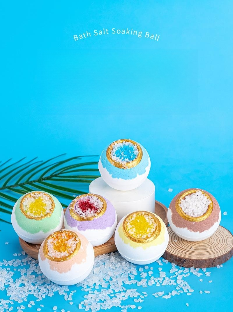 100 g Bath Bombs æterisk olie Tør hud fugter, perfekt til boble- og spabad._voghion.com