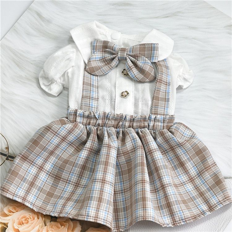 2021 neue Frühling Sommer Herbst Nette JK College Stil Rock Schnauzer Teddy Bichon Katze Kleidung_voghion.com
