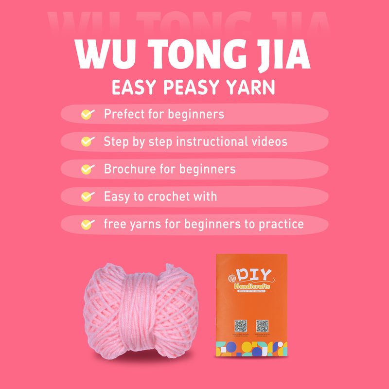 Instrucțiuni pentru produse noi, pachet de materiale de croșetat, cadou de tricotat, fir de lână, lucrat manual, bile de fire DIY, ornamente pentru păpuși_voghion.com