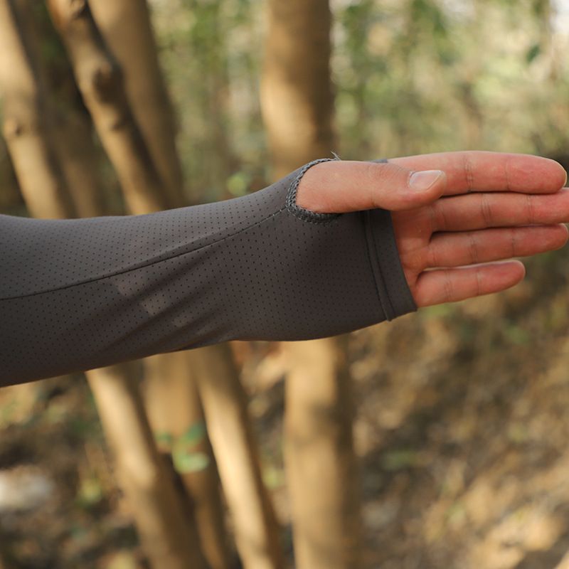 Men's Cooling Sun Mask Set - UPF 50+ Full Face Cover With Neck Protection & Arm Sleeves, Lightweight & Breathable For Cycling_voghion.com