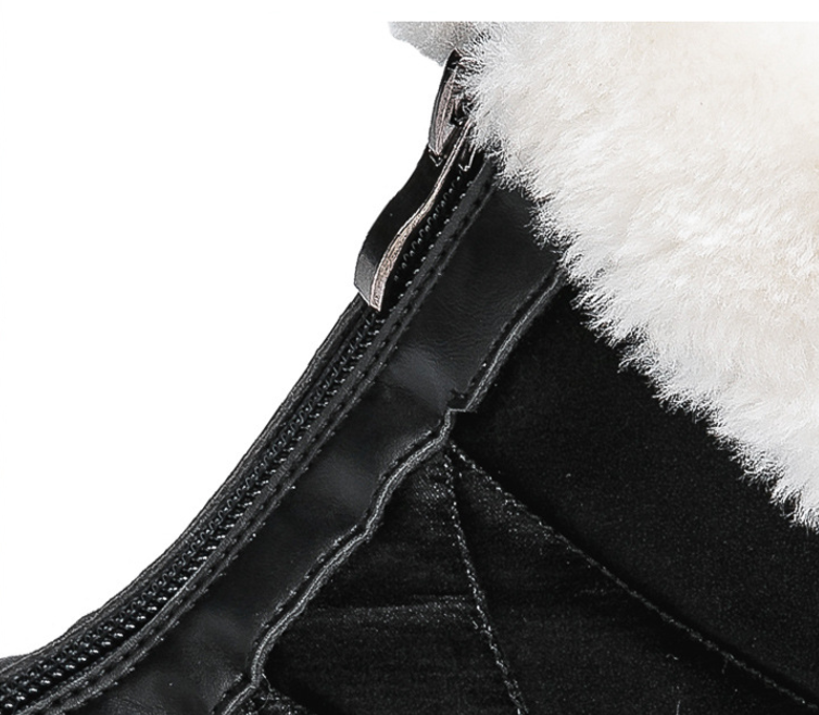 Stivali da neve invernali da donna, impermeabili, in pelle scamosciata, caldi e morbidi, in gomma antiscivolo, scarpe da sci e trekking, eleganti, essenziali, scarpe casual invernali_voghion.com