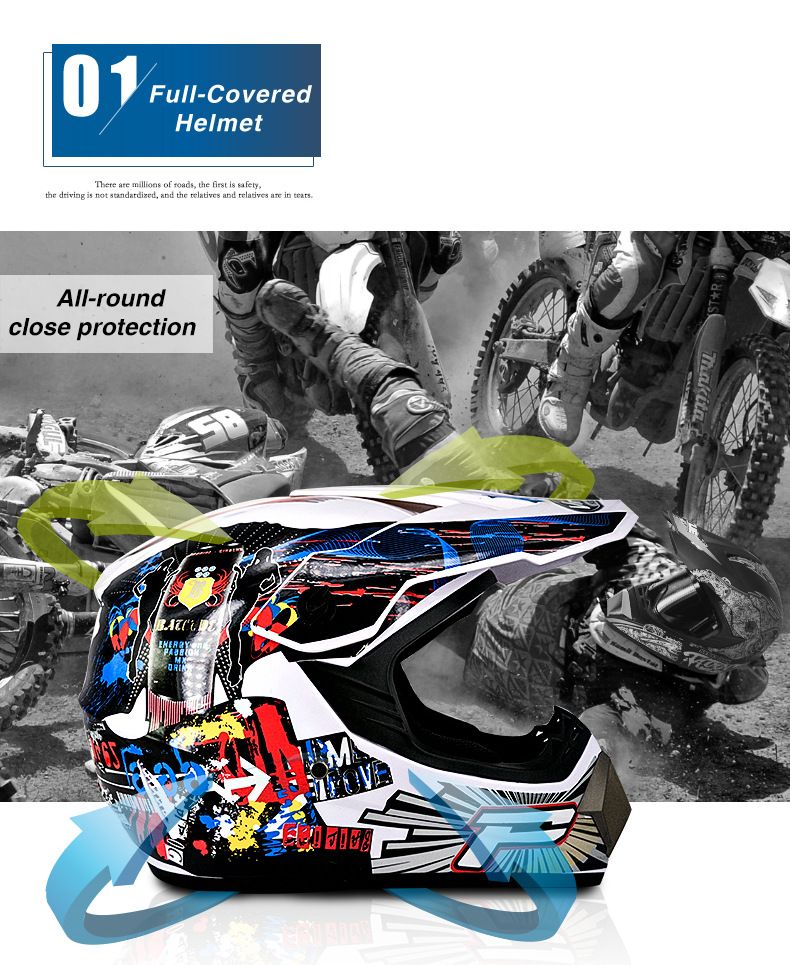 Casco eléctrico de cross country para playa, para descenso de montaña, casco integral para niños y adolescentes, casco de kart_voghion.com