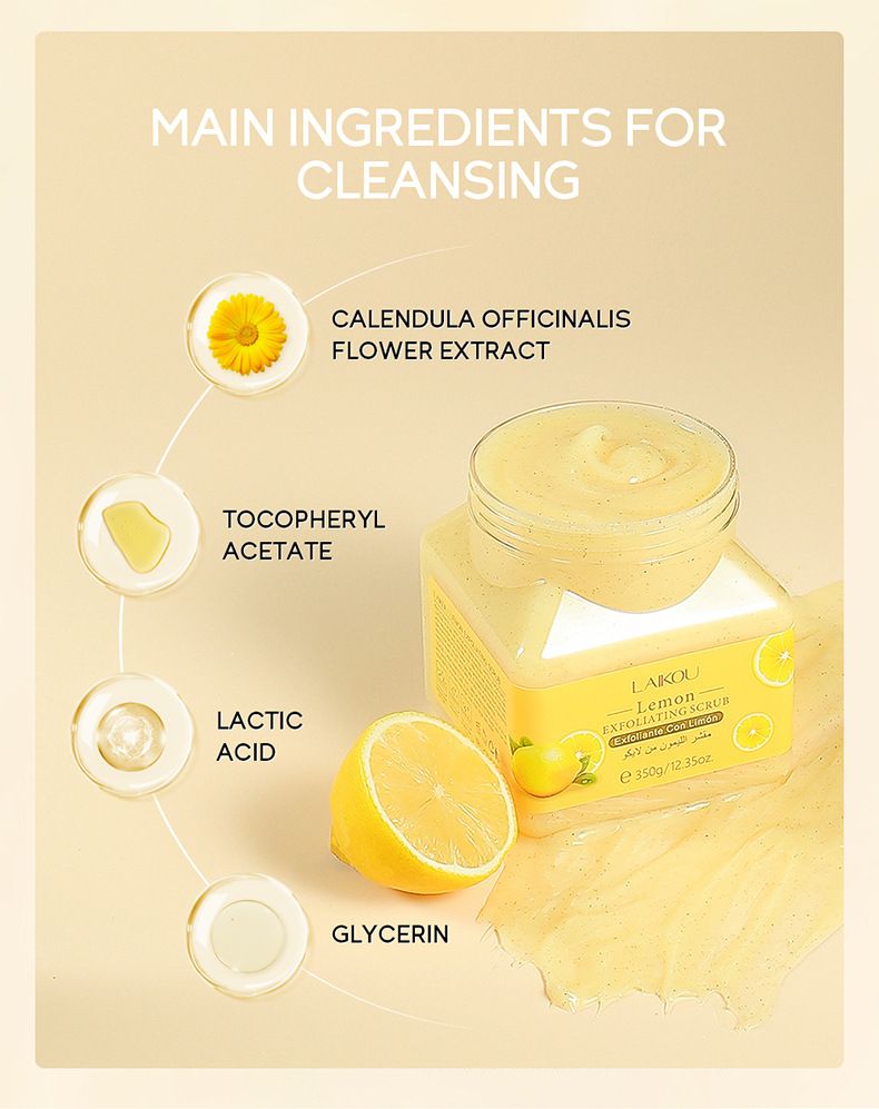 Scrub corpo LAIKOU 350 g - Trattamento esfoliante e levigante per una pelle morbida e luminosa_voghion.com
