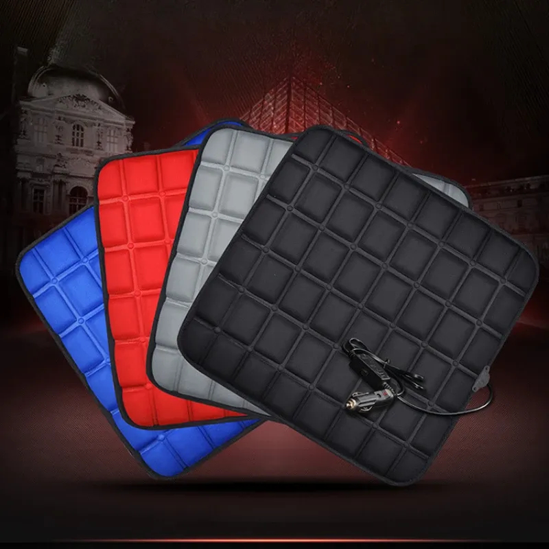 12V Heated Cover 3 Gear Adjustable Temperature Electric Pads 40W Car Heating Pad Fast-Heating Seat Cushion_voghion.com