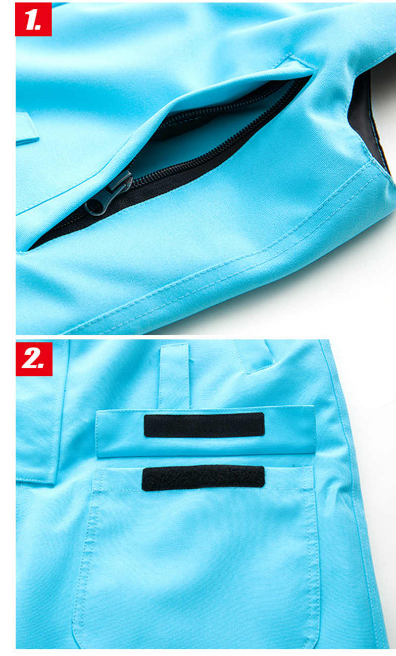 Tuta da sci Snowboard doppia tavola impermeabile nera invernale sci indoor sci nuovi pantaloni da neve_voghion.com