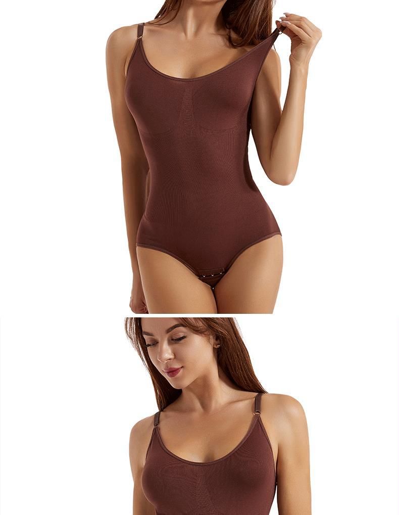 Women's Shapewear Bodysuit Tummy Control Body Shaper Seamless Open Crotch Hip Lifting Waist Trainer Slimming Underwear_voghion.com