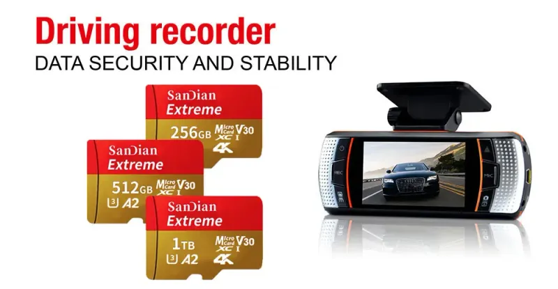 Originele Micro TF 128GB 256GB geheugen Klasse 10 U3 512GB 1TB hoge snelheid mini SD-kaart voor telefooncamera auto DV SLR_voghion.com