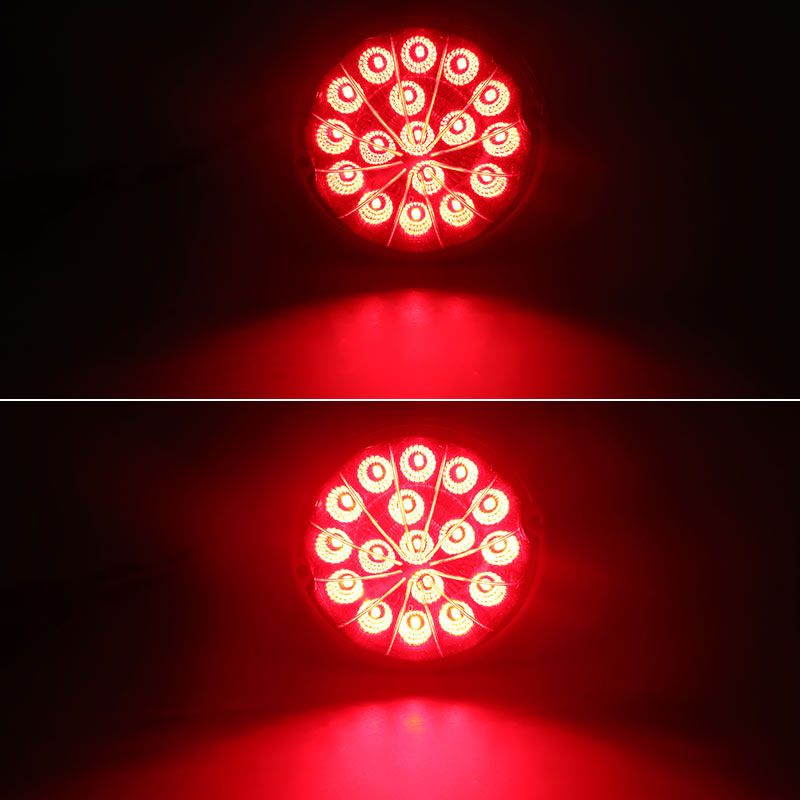 17 LED Trailer Watermelon Side Marker Low Turn Signal High Mount Brake Light For Truck Bus Lorry Van 12V_voghion.com