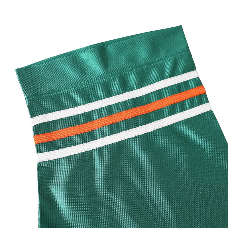 Robe de soirée brodée en maillot de football n°5 homme verte_voghion.com