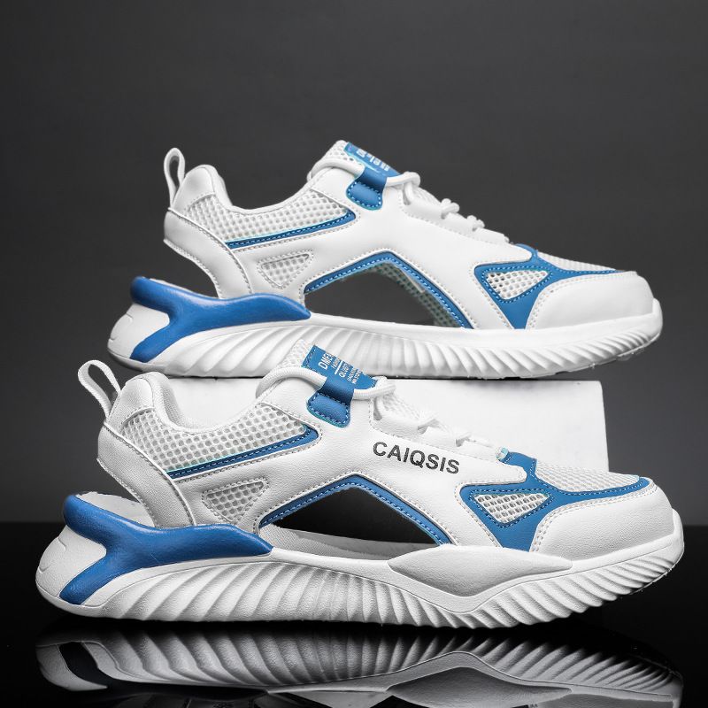 Sandalen 2025 Sommer Neue dicke Sohlen Anti-Rutsch- und Verschleißfeste Papa Trendy Vielseitige Hohl Freizeitschuhe_voghion.com