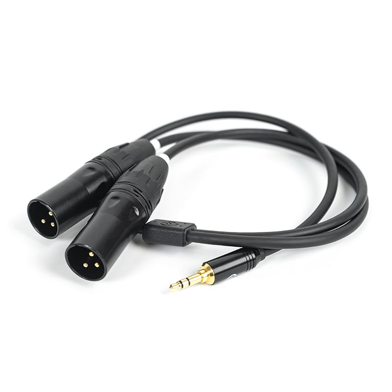 Cable de audio Hollyland de 3,5 mm a XLR doble para 150 Lark M1_voghion.com