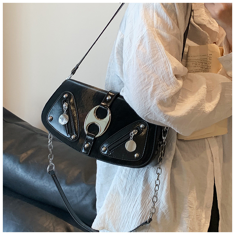 Borsa a tracolla Borsa di nicchia francese Grande capacità da donna 2023 Nuova borsa da sella per borsa a catena di fascia alta per tutte le partite estive_voghion.com