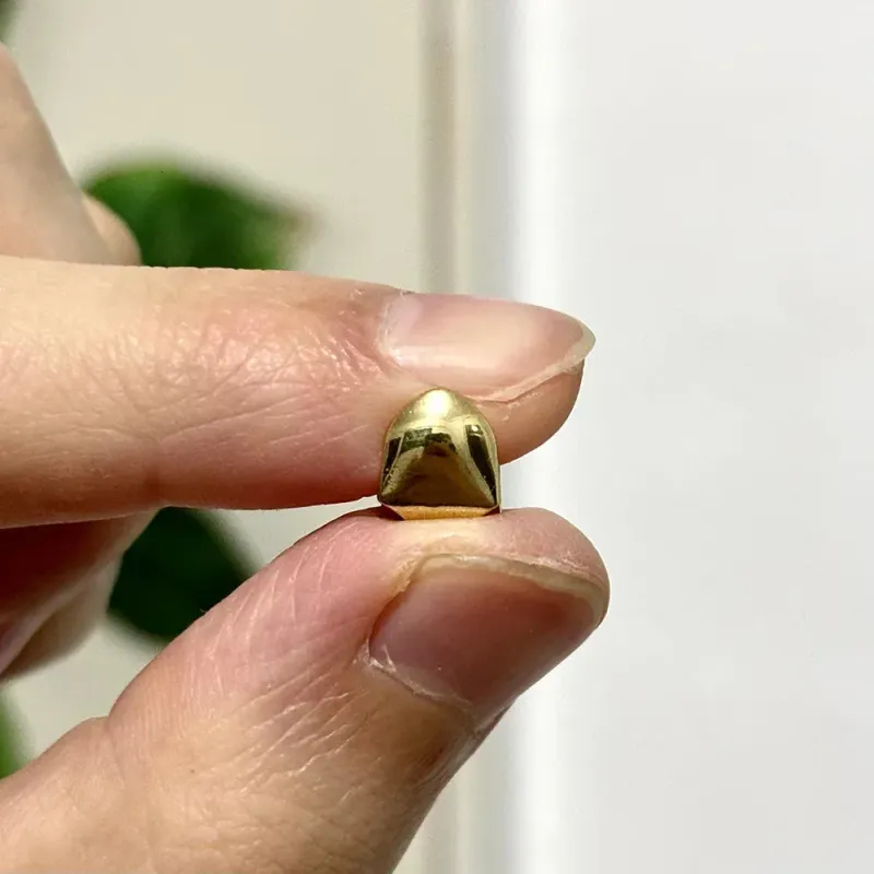 Rachelz Gold Silver DIY 26 Top Bottom Glossy Teeth Grilz Hip Hat Womens Jewelry Halloween Gift 241210_voghion.com