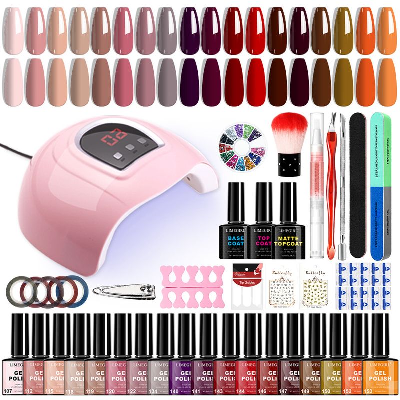 Kit completo di strumenti per salone di bellezza per principianti, uso domestico, gel per unghie professionale_voghion.com