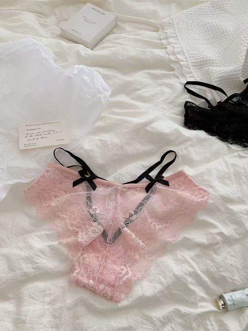 LuvBox Sweet Tea Mousse ~ Intimo da ragazza sexy in stile francese Pure Desire, nuovo, carino, alla moda, versatile e comodo, slip da donna_voghion.com