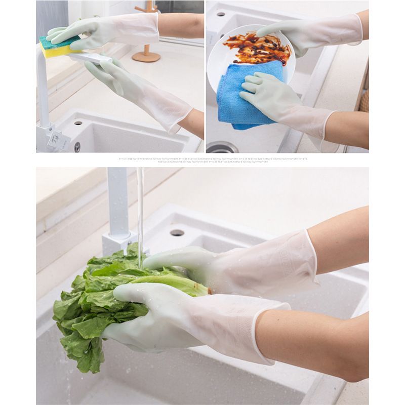 Palm Thickened Household Dishwashing For Women Men, Waterproof And Durable, Summer Kitchen Laundry Cleaning Gloves_voghion.com