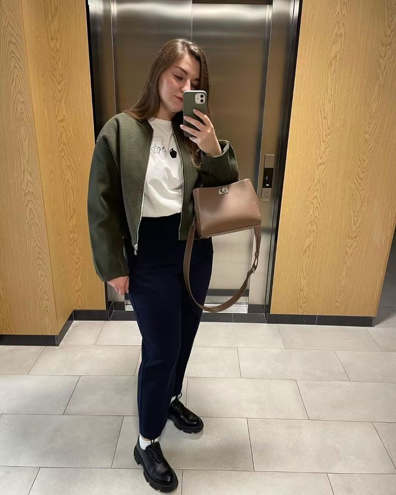 Women's Clothing Casual Loose-Fit Jacket With Stand Collar, Zipper Front, And Multiple Pockets – Stylish & Versatile Outerwear For Fall_voghion.com