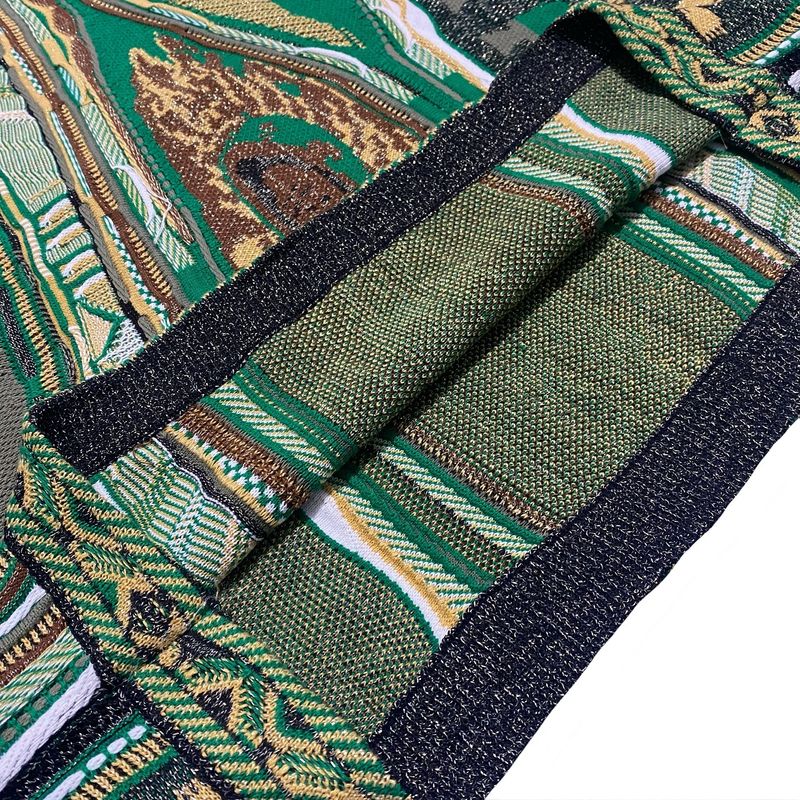 Maglione girocollo lavorato a maglia in stile etnico a contrasto vintage, con ritratto, in jacquard, taglia grande_voghion.com