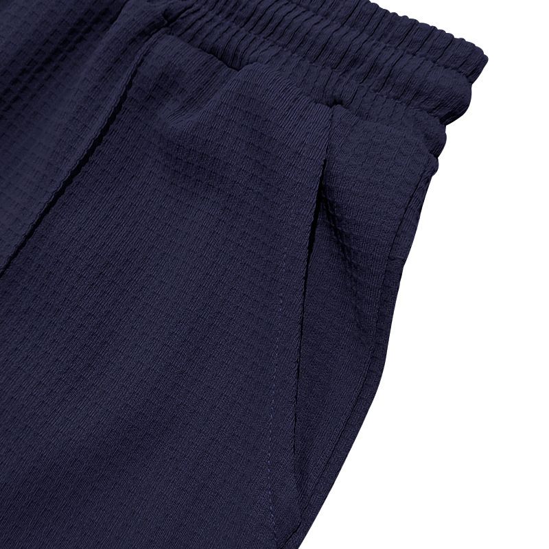 Men's Waffle-Knit Casual Pants – Straight-Leg Lounge Pants (S-XXXL, 5 Colors)_voghion.com