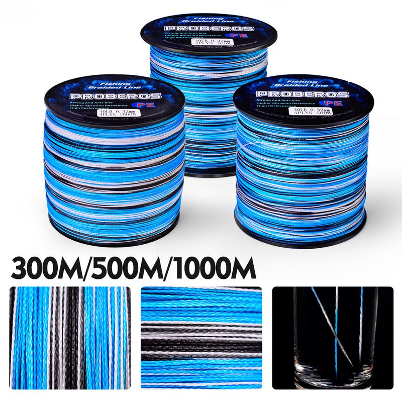PE Weaving, Camouflage 300, 500, 1000 Meters Line, Suitable For Main Line Of Rock And Sea Fishing_voghion.com