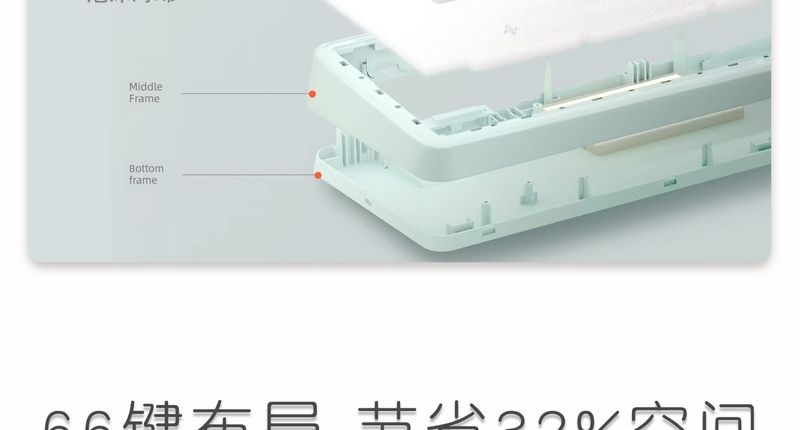 Omo65 Three-Mode Wireless RGB Bluetooth Nical Keyboard Office Mahjong Sound Hot Plug Gasket Customized Kit_voghion.com