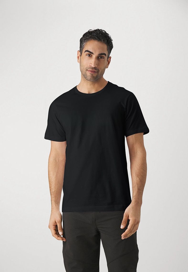 T-shirt ample à manches courtes pour homme, 100 % coton, avec logo de marque, décontracté, respirant, à la mode, pour l'extérieur_voghion.com