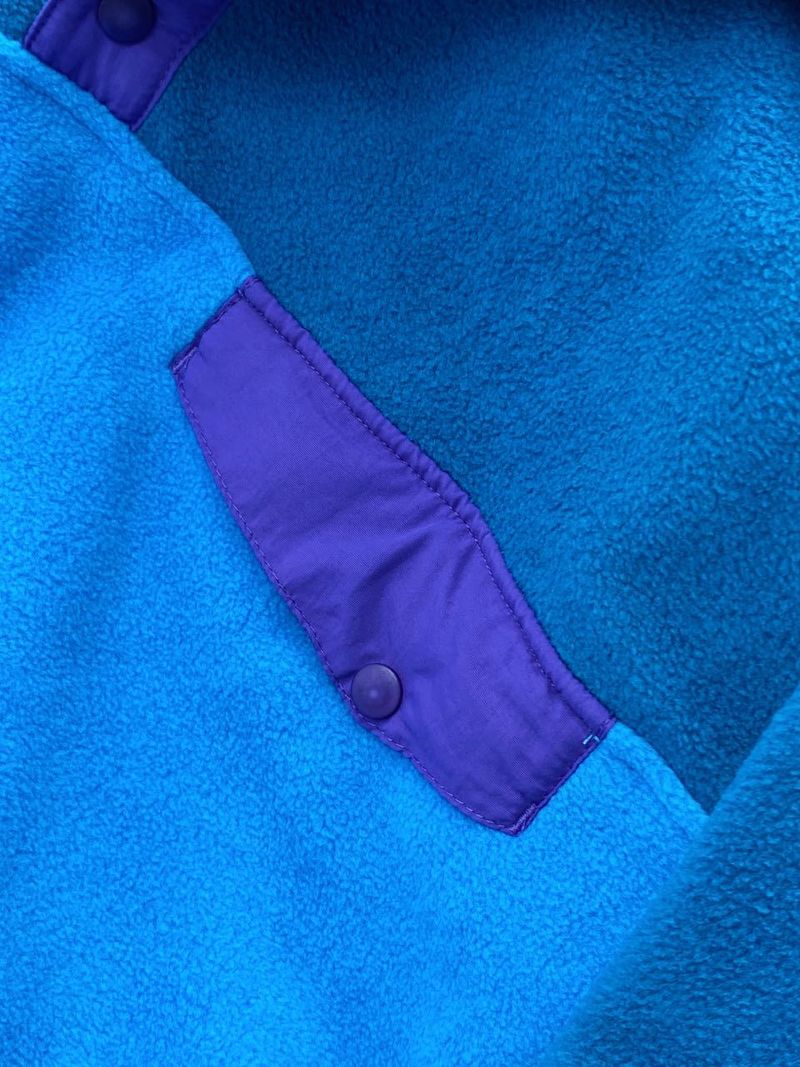 Męska bluza z kapturem unisex z podszewką z polaru – kolorowy blok z szczotkowanym wnętrzem, niezbędny element zimowej garderoby (niebieski/szary, kawowy, S-XL)_voghion.com