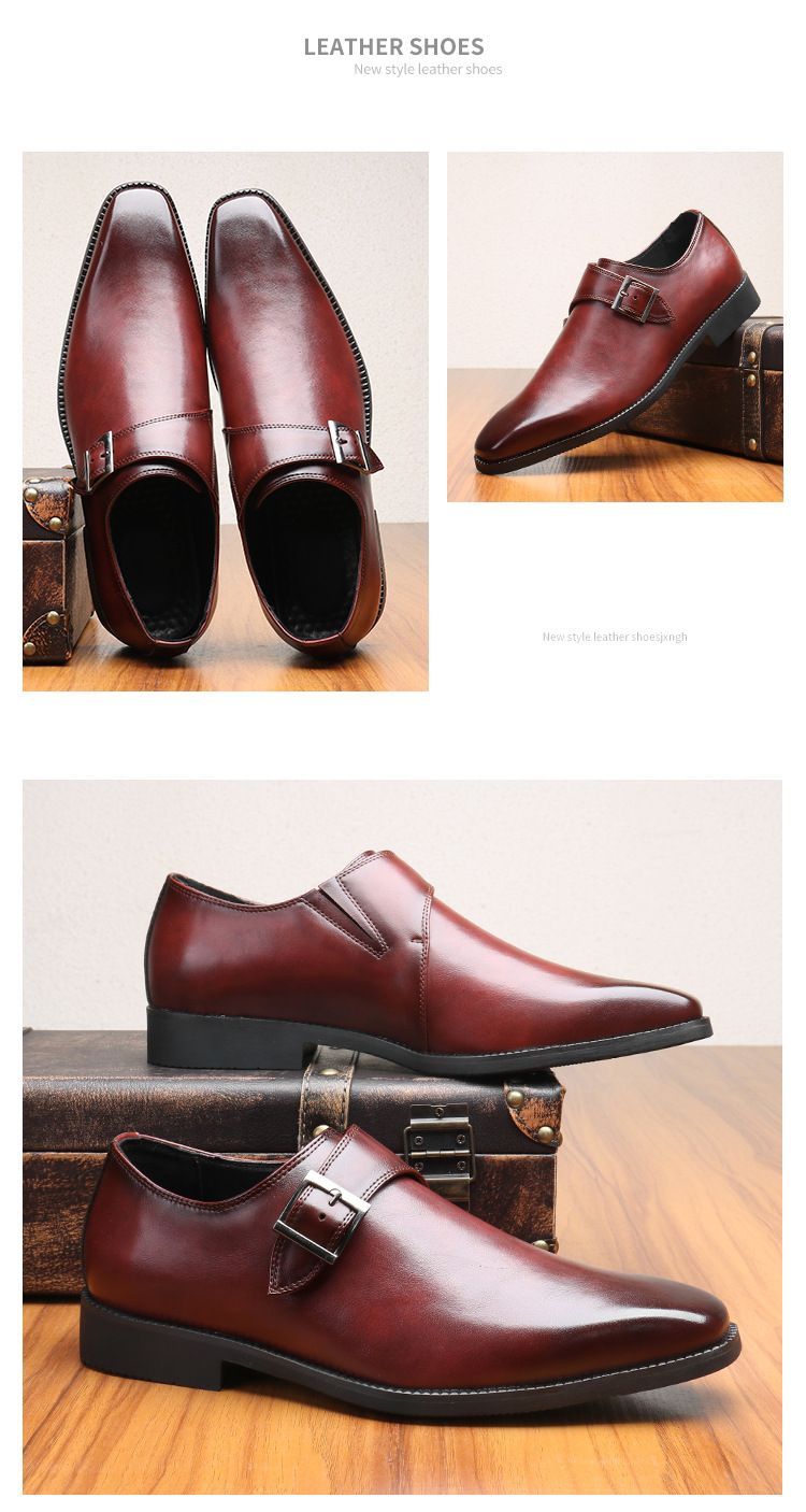 Men's Dress Shoes Oxford Formal Leather Shoes for Men_voghion.com