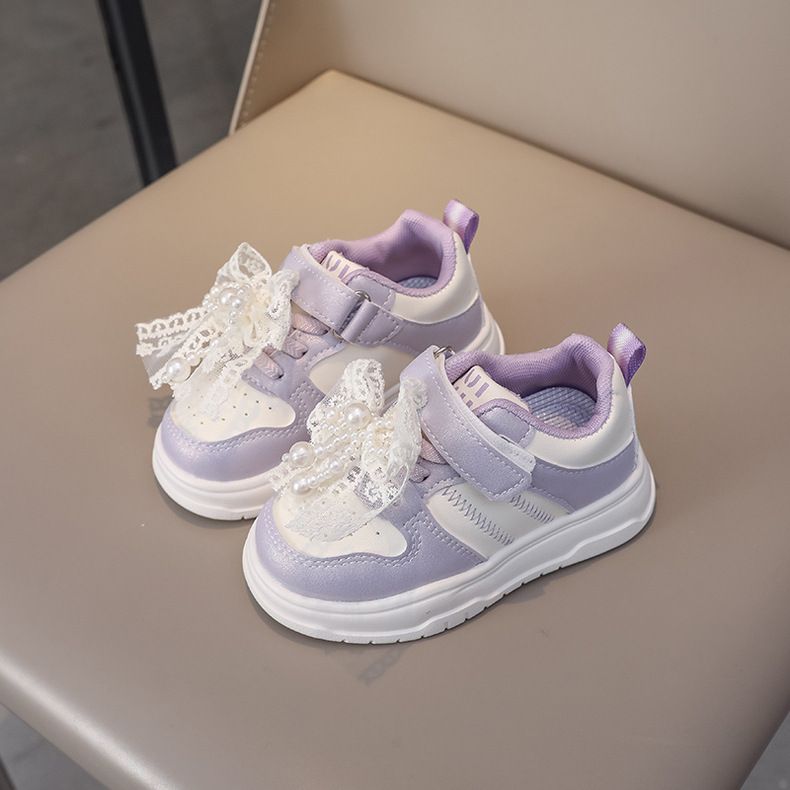 SHLIANG Mädchen Prinzessin Schuhe Rosa Niedliche Turnschuhe Schleife Weiche Sohle Kleinkind Schuhe Mode Bequeme Alltagskleidung Kinderschuhe Y0680_voghion.com