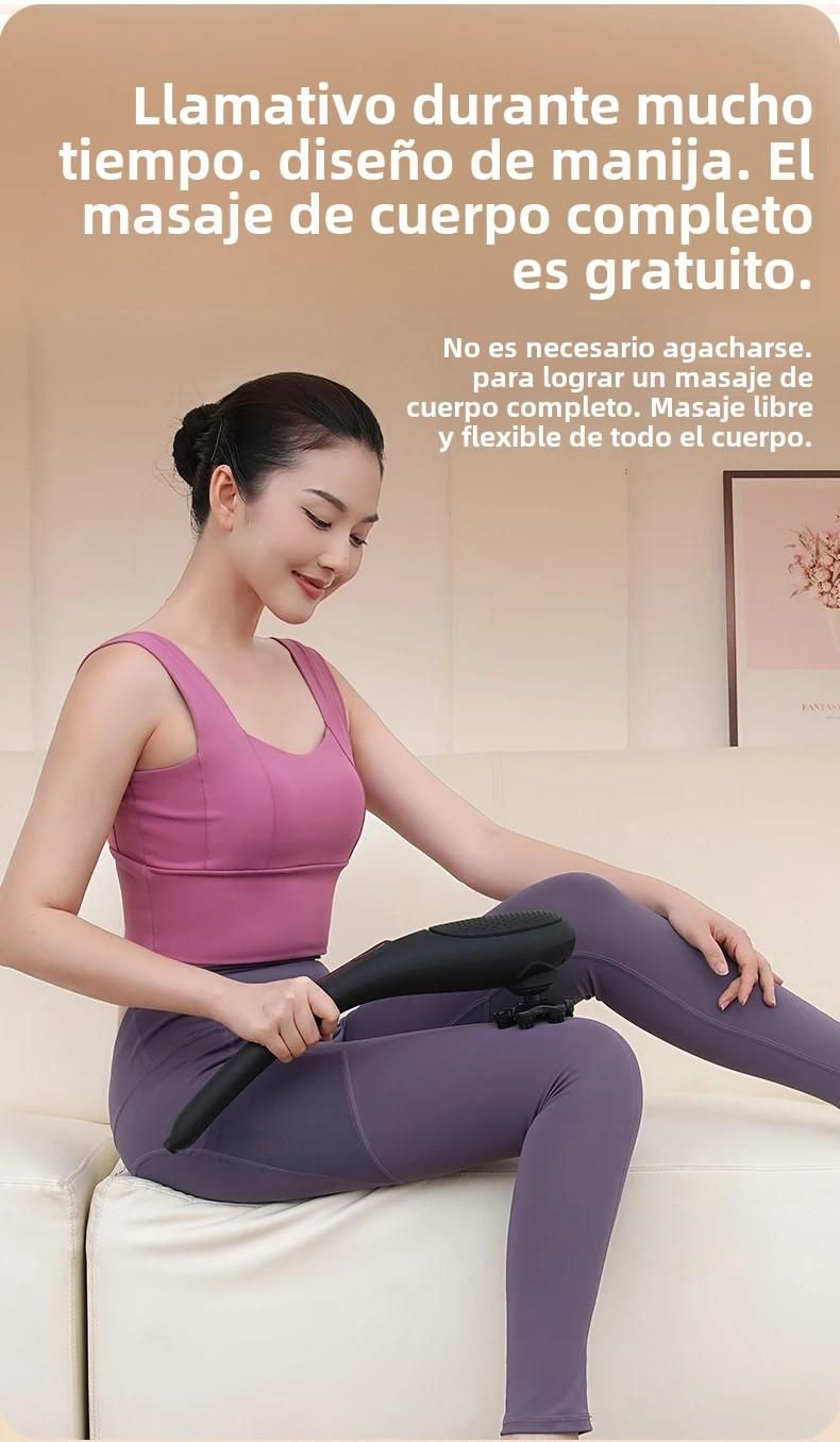 Elektrisches Haarmassagegerät, Halswirbel, Taille, Rücken, Handvibrationsinstrument für die Körperbeziehung, Baumwolle und_voghion.com