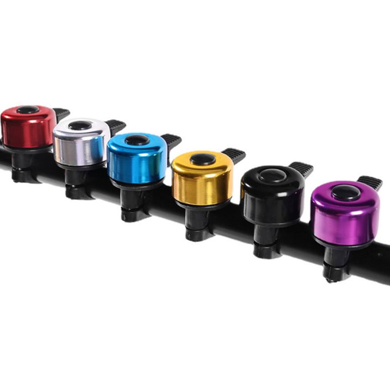 Bicycle mini car small bell silver yellow black red purple five colors available_voghion.com