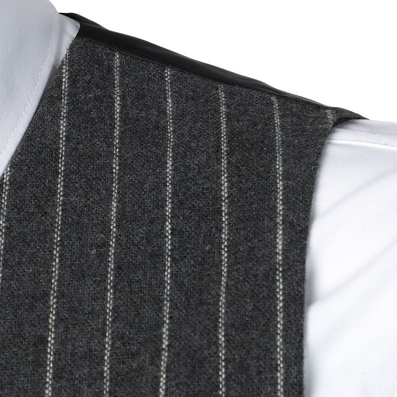 Herren Anzugweste im britischen Stil, Retro-Anzugweste, lässige Businessweste_voghion.com