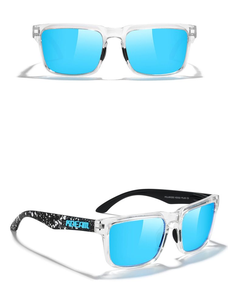 LazyZoom Fashion New Arrival Plus Size Trend Men's And Women's Outdoor Sports Polarized Cycling Driving Fishing Square Sunglasses_voghion.com