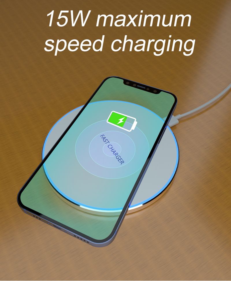 Musikfestival. Geeignet für Smartphones von Apple, Huawei und Xiaomi, Typ-C-Ladegerät mit intelligentem Atemlicht, 15 W_voghion.com