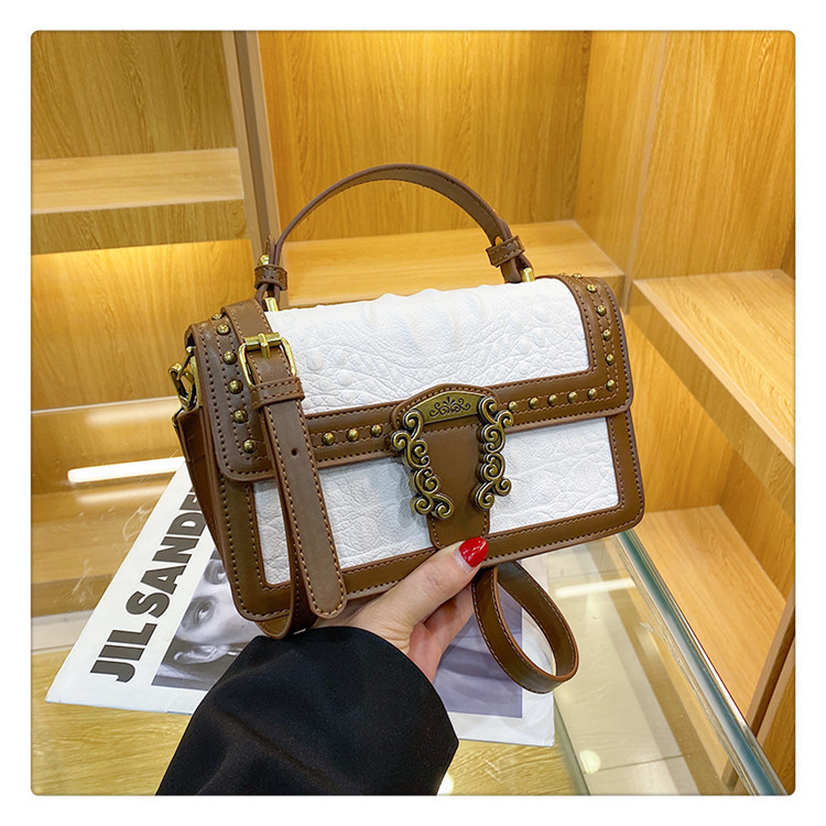 2023 neue heiße Verkaufs-Damentasche Retro Nische Eine Schultertasche Damen Vielseitige kleine quadratische Tasche Handheld Diagonal Straddle Bag_voghion.com